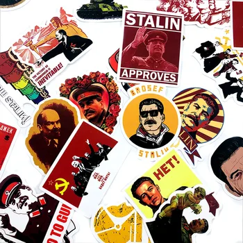 50Pcs Stalin Grafiti Nalepke scrapbooking Za Rolkanje motorno kolo, Računalnik Prtljage Igrača Igrača Kitaro