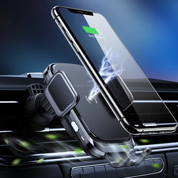 Avto polnilec Nosilec Brezžični Polnilnik Telefona Gori QI Nosilec za iPhone 11 Pro Max X XS XR Huawei Samsung mobilni Telefon Xiaomi
