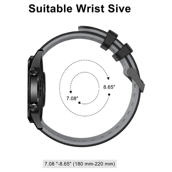YAYUU 22 mm Watch Trak za Huawei Watch GT2 Pro 46 mm/Watch GT 46 mm/Watch GT Aktivno/Watch 2 Pro Silikonski Zamenjava Pasu