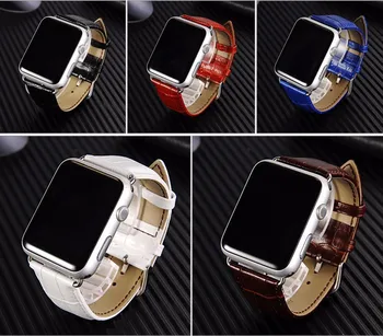 Usnje Watch Trak za Apple Gledati Serije 6 Band za Iwatch 5 Trak 40 mm 44 mm 38 mm 42mm Pribor Watch Zapestnica Moda 3 Se