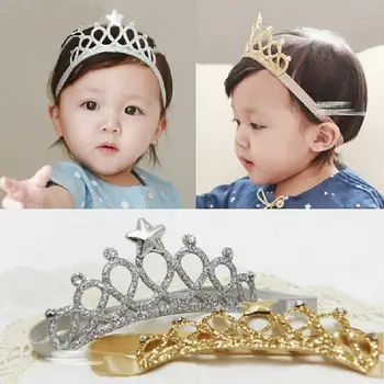 Dodatki Za Lase Baby Dekle Krono Hairband Malčka Glavo Otrok Tiara Rojstni Dan Princesa Kostum Pokrivala 56735
