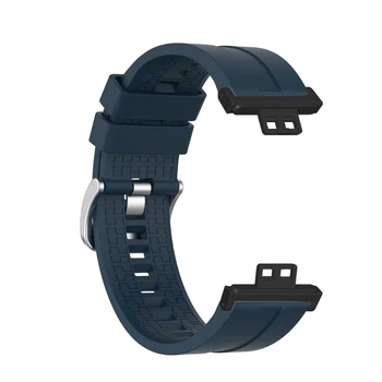 Trajno Teksturo Elegantno Silikonski Manšeta Watch Band Zapestje Traku Za-Huawei Watch Fit Smart Manšeta Dodatki
