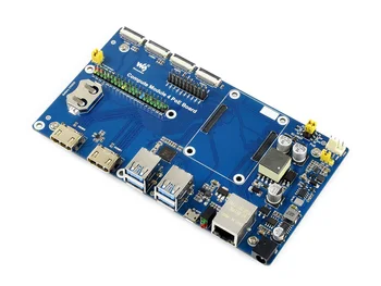 Raspberry Pi Izračun Modul 4 IO Odbor S PoE Funkcijo, Za Vse Variante CM4, Gigabit Ethernet RJ45 s PoE podpore
