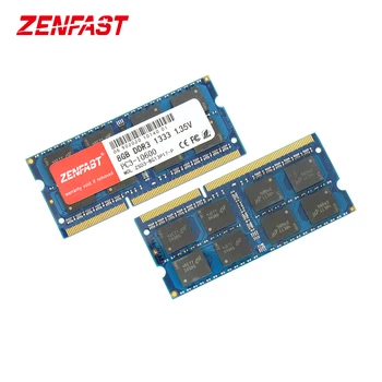 ZENFAST DDR3 8GB 1333 1600MHz-DIMM 1.35 V Zvezek RAM 204Pin Laptop Memory Sodimm Za AMD 57792