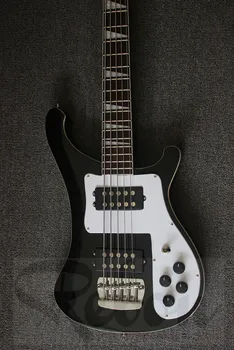 Weifang Rebon 5 string ricken električni bas kitaro v črni barvi 57798