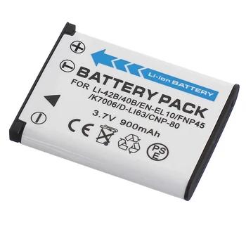 Baterije (2-Pack-gnome) + Polnilec Za GE GB-10, E1450W, E1480W, E1680W, G3WP, G5WP, J1050, J1250, J1455, J1456W, Q1455 Digitalni Fotoaparat