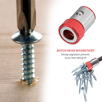 Odstranljiva Magnet Izvijač Voznik Hex Električni Bit Močna 6,35 mm Magnetizer za Določitev in Namestite Vijake Material