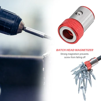 Odstranljiva Magnet Izvijač Voznik Hex Električni Bit Močna 6,35 mm Magnetizer za Določitev in Namestite Vijake Material