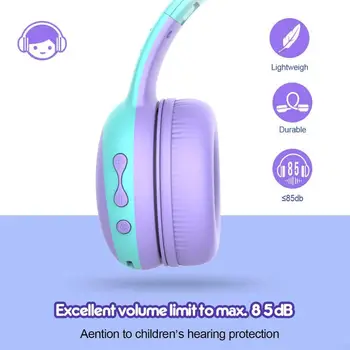 Gorsun Bluetooth Otroci Slušalke z 85dB Omejenega Obsega, Brezžične Bluetooth Slušalke, Zložljive Stereo Nad Uho Otroci slušalke 58129