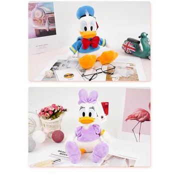Disney Donald Duck in Daisy Plišastih Vroče Igračke Živali, Plišaste Igrače PP Bombaž Lutke Rojstni dan, Božič, Novo Leto, Darila za Otroke