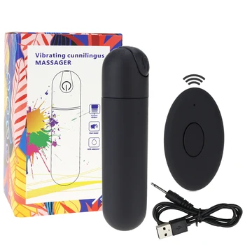 Daljinski upravljalnik Bullet Vibrator 10 Načini Prenosni Mini Žep Vagina Stimulator Nepremočljiva Močan Adult Sex Igrače za Ženske