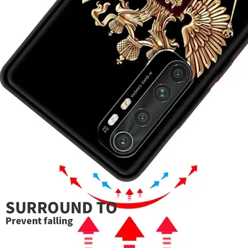 Rusija Zastavo Nacionalni Emble Primeru Za Xiaomi Mi Poco X3 NFC 10T Pro 5G 9T M3 Opomba 10 Lite 10 11 Opremljena Telefon Coque CC9 9 SE Funda 58358