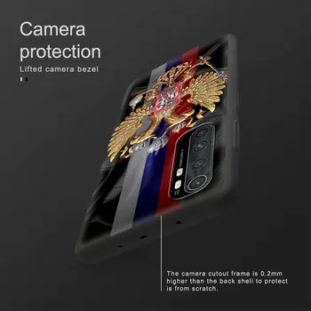 Rusija Zastavo Nacionalni Emble Primeru Za Xiaomi Mi Poco X3 NFC 10T Pro 5G 9T M3 Opomba 10 Lite 10 11 Opremljena Telefon Coque CC9 9 SE Funda