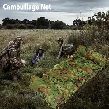 3m x3m / 3m x4m Džungle Prikrivanje Mreže Gozdnih Vojske usposabljanja Camo mreže Kampiranje Sonce Zavetje Za Vojaške Avto Odtenek Pokrov