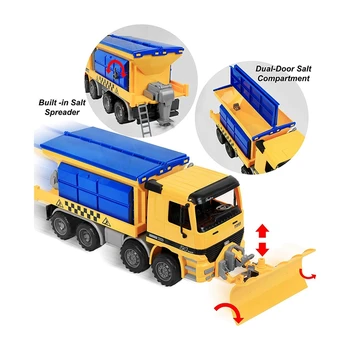 Trenje Pogon Sneg Odstranitev Plug Truck Gradnje Igrača,Vztrajnost Popravilo Avto Igrača, Inženiring, Vozila,Igrače za Otroke 2-6 Leto 58