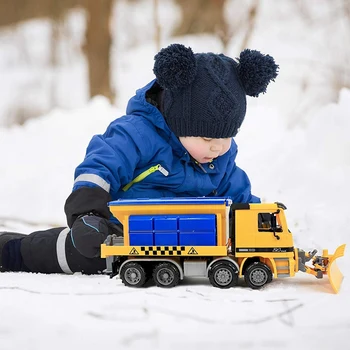 Trenje Pogon Sneg Odstranitev Plug Truck Gradnje Igrača,Vztrajnost Popravilo Avto Igrača, Inženiring, Vozila,Igrače za Otroke 2-6 Leto