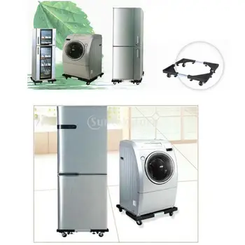 Gospodinjski premično hladilnik tla voziček hladilnik stojalo pralni stroj znanja 59473