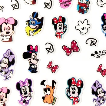 Disney Risanke Princesa Mickey Minnie Nail Art Nalepke, Donald Duck Levji Kralj Nail Art Aplicirano Dekoracijo Dobave Dodatki