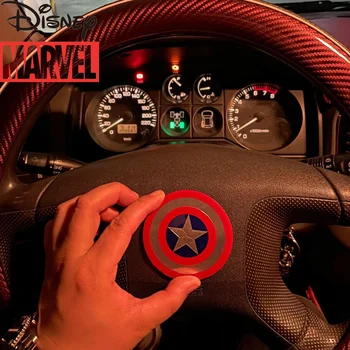 Disney Captain America S. H. I. E. L. D. Risanka Avto Spremenjen Avto Nalepke Kovinske Osebnost Totem 3D Stereo Nalepka
