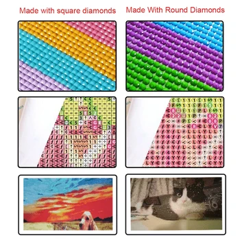 5D DIY Princesa Ponija Samorog Diamond Slikarstvo Šiv Diamond Vezenje Risanka Diamond Mozaik Sliko Okrasnih Darilo