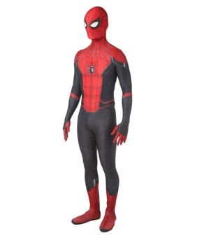 Odrasli/Otroci, ki so Daleč Od Doma, Peter Parker Cosplay Kostum Zentai Halloween Kostum Superheroj Bodysuit lejos de casa hombre araña