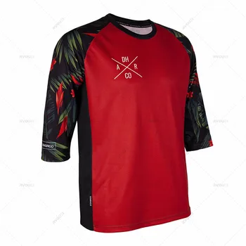 DHARCO MTB Gorsko Kolo Jersey Šport Motokros Spustu Oblačila Enduro T Shirt Off Road DH MX Kolesarska Oblačila Kolesarska Obleka