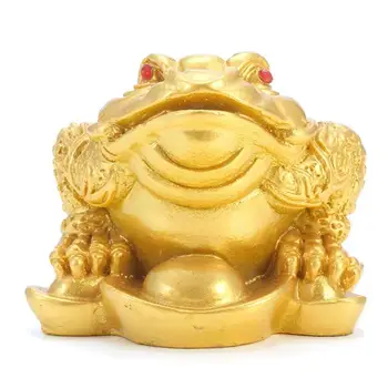 Feng Shui Denar, SREČO, Bogastvo Bogastvo Kitajski za Žaba Urh Kovanec Urad Dekoracijo Namizni Okraski Srečen Darila