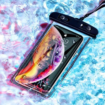 Niversal Nepremočljiva Telefon Primeru Vode, ki so Dokaz Vrečko Mobilni Telefon Torbica PV Kritje Za iPhone 12 11 Max Pro Xs Xiaomi HUAWEI Samsung