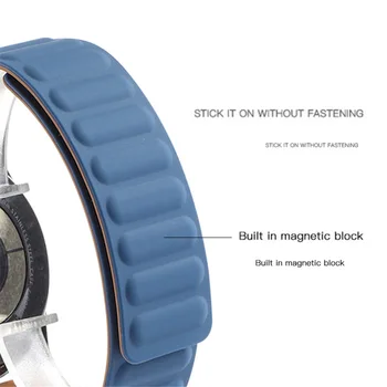 20 mm 22 mm Silikonski Magnetni Watch Trak za Huawei Watch GT2 Amazfit GTR 46mm 42mm Za Samsung Galaxy Watch 3 Prestavi S3 active1 2