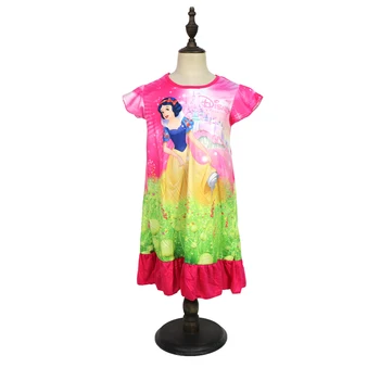 2021 Disney Princesa Obleko Dekle Poletnih Oblačil, Otroci, Oblačila, otroške Pižame Rojstni dan Priložnostne Obleke Kostum sneguljčica 3 8Y