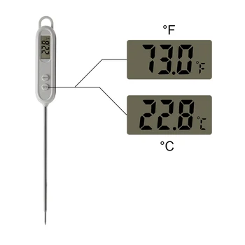 Digitalni Kuhinja, Kuhanje Termometer, Elektronski BBQ Mesa Temperature Živil Merilnika Senzor Sondo Termometra Orodje