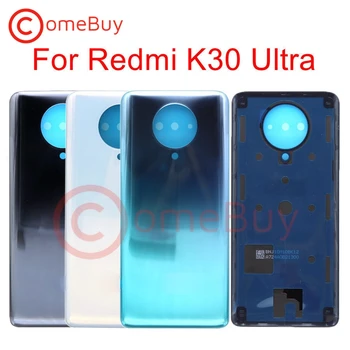 Izvirno NOVO Hrbtni Pokrovček za Xiaomi Redmi K30 Ultra Hrbtni Pokrovček Baterije Zadnje Steklo Ohišje Vrata Primeru Nadomestne Dele