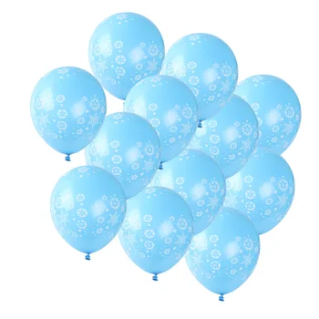 12pcs Modra Snežinka Latex Baloni za Rojstni dan Poroke Tema Okraski stranka fant Dekle Igrače Dobave balon