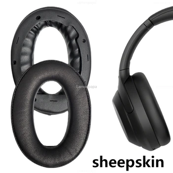 Zamenjava Ovčje kože Earpads Blazine za Sony WH-1000XM4 Slušalke Popravilo Delov Mehko Peno, Blazinic za Sony 1000XM4 Earpads