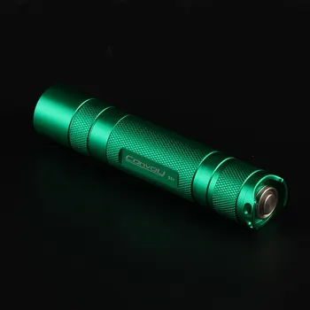 Zelena Konvoj S2+ s Luminus SST20 Led Svetilka 18650 Flash Svetlobe Baklo Visoko Zmogljiv EOS Kamp Lanterna Ribolov Delo Svetlobe,
