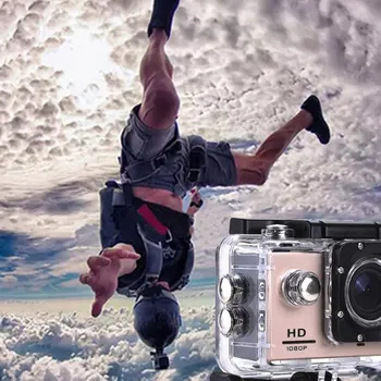 Prvotni Zunanji Mini Šport delovanje Fotoaparata Ultra 30 M 1080P Podvodni Nepremočljiva Čelada Video Snemanje Kamere Šport Cam 61989