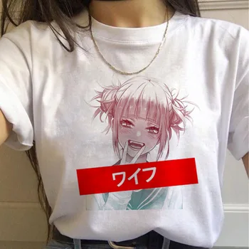 Moj Junak Univerzami, Cosplay Anime T-shirt Kratek Rokav Senpai T-shirt HimikoToga Polyster Tshirt Grafični Top Darilo za Dekleta