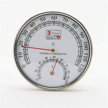 Barometer Termometer, Higrometer Več Termometer, Higrometer Kazalec Hygrothermograph za Parne Savne Soba 62347
