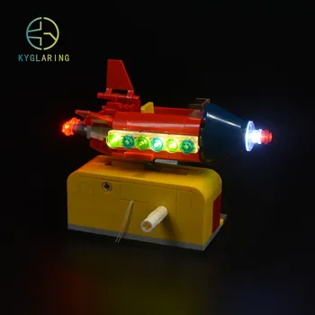 Kyglaring Led Osvetlitev Nastavite DIY Igrače Za Ideje 40335 Prostor Rocket Ride (Model Niso Vključene)