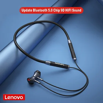 Lenovo HE06 Bluetooth 5.0 Neckband Brezžične Slušalke Stereo Šport Magnetni Bluetooth Slušalke Športne Teče Vodotesne Slušalke