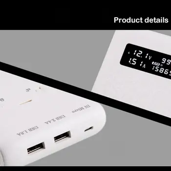 (Brez Baterije)Dvojni USB QC3.0 Izhod 6x 18650 Baterije DIY Moči Banke Polje Imetnik Primeru Hiter Polnilec Za Mobilni Telefon, Tablični RAČUNALNIK