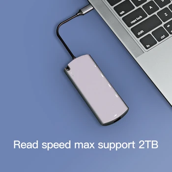 Prenosne C Trdi Disk, ohišje M. 2 NGFF USB C Hub razširitveno postajo USB 3.0, HDMI je Združljiv RJ45 za Dell/Macbook Pro 63588