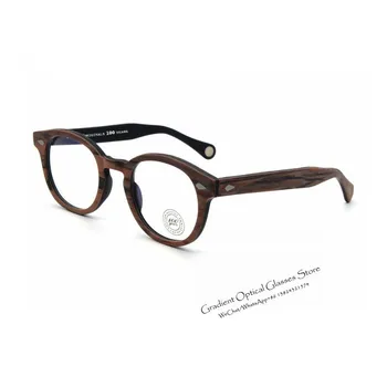 Johnny Depp 100. obletnice spominsko original lemtsoh ovalne očala moških in žensk retro optični kratkovidnost očal okvir 63647