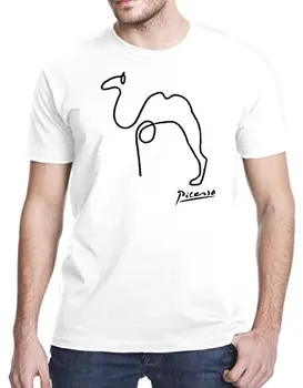 2019 Moške Blagovne Znamke Tiskane Bombaž Tshirt Tshirt Kratek Rokav Vrhovi Kamele Picassos T-Shirt 64012