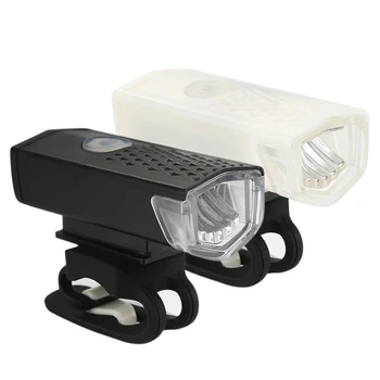 3 Načini Kolesarska Svetilka Luč Prednji Smerniki LED Svetilka Svetilka Kolesarske Opreme, Kolo Kolo Svetlobe USB za Polnjenje