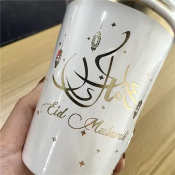 Ramadana Dekoracijo Stranka Dobave EID Mubarak Papir, Tablice Pokal Za Ramadana Mubarak EID Stranka Domov dekoracijo Islam, Muslimanska Stranka