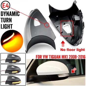 LED Dinamični Vključite Signal Blinker Zaporedne Strani Krilo Ogledalo Lučka Mlaka Luči Za VW Volkswagen Tiguan MK1 2008-2016