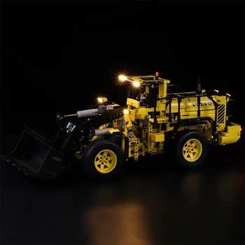 LED Luč za Tehnično 42030 Daljinsko Volvo L350F Kolo Obremenitev Stavbe, Bloki, Opeke (NE Vključuje Lego Set) 64632