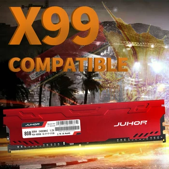 JUHOR Ram DDR4 2400mhz 8GB Memoria Namizje DIMM DDR4 Za X99 matične plošče in Pomnilnika 65304
