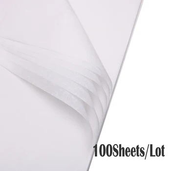 100Sheet/set A4 Prosojno Zavijanje Sestavki Tissue Papirja Zaznamek Darilo Sadje Ovojni Papirji Cvetlični Darilni Embalaži Materiala 65396